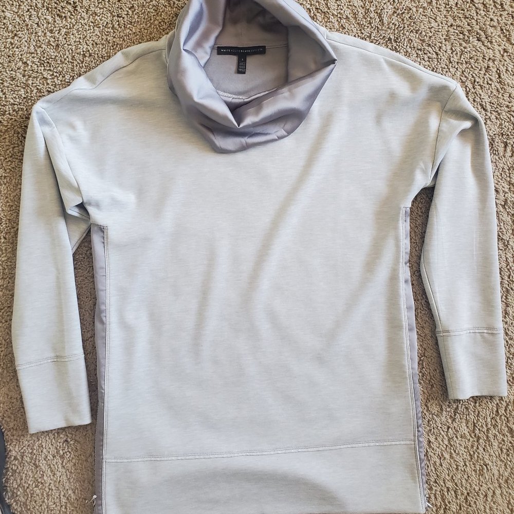 White House Black Market Funnel Neck Side - Zip Pullover